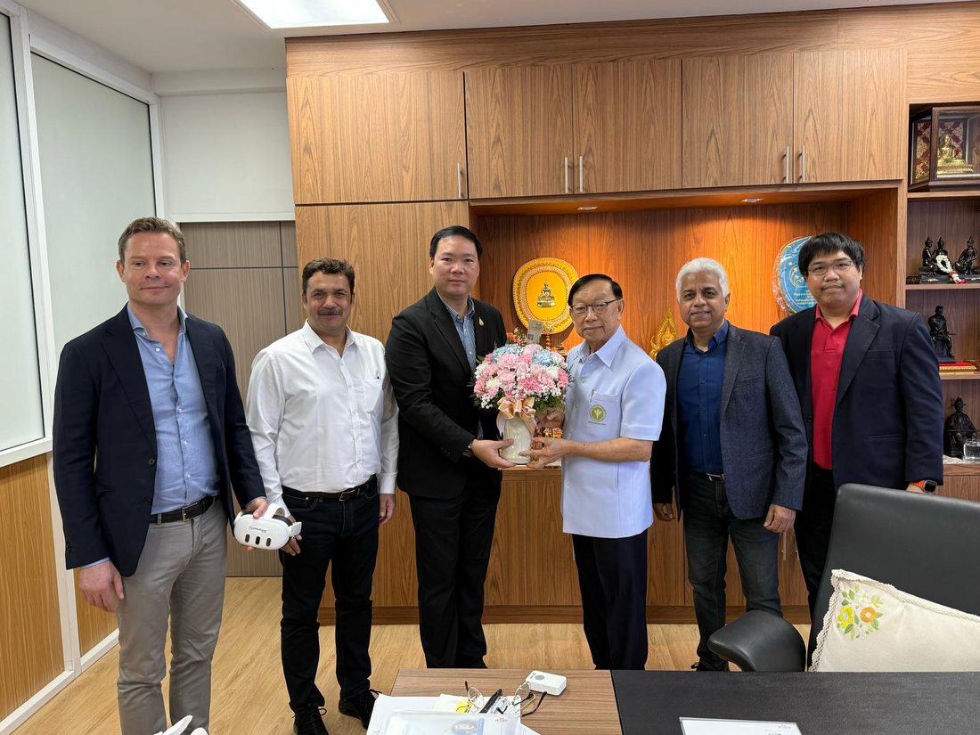 With partner Lanacom in Thailand